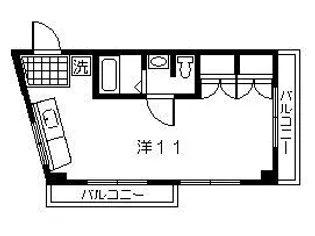 アコアビル天文館【3階】の間取り