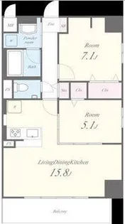 PRIME RESIDENCE NAMIKI【3階】の間取り