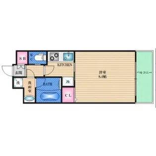 プレジオ清水谷【6階】の間取り