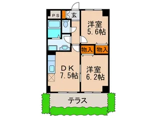 ステラガーデン【1階】の間取り