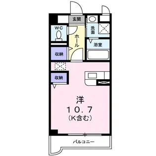 プラティーク・アビテ【4階】の間取り