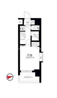 トーシンフェニックス芝アストラーレ【3階】の間取り