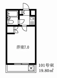 ヒルサイドG【1階】の間取り