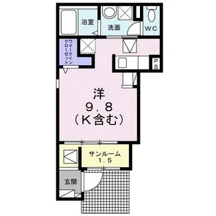 アクアプラ末武上 II【1階】の間取り