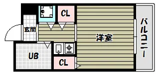 朝日プラザ河内長野デポーフロント【5階】の間取り