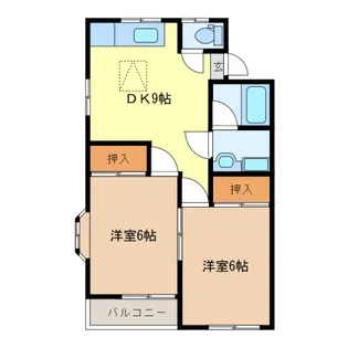 アレストオオノ【1階】の間取り