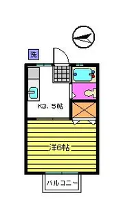 オーキッドハイツ【1階】の間取り