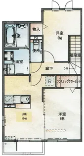 ロイヤルシティ【2階】の間取り
