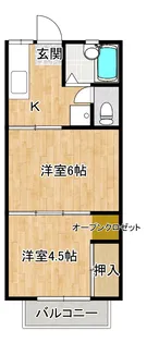 ★☆メゾン弥生町★☆【2階】の間取り