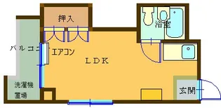 山下マンション【4階】の間取り