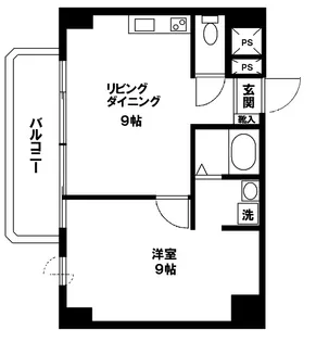 白金台ハウス【5階】の間取り