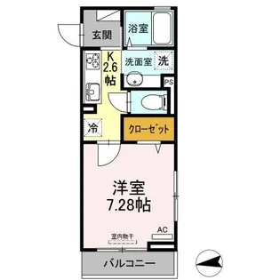 東京都台東区台東1【アパート】の間取り