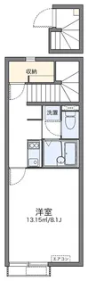 ハイツ忘れな草【2階】の間取り