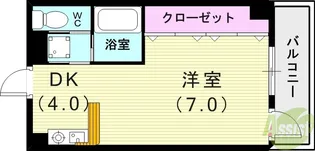 リッジヴィラ魚崎【1階】の間取り