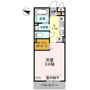 中根ヒルズ【1階】の間取り