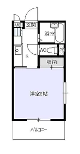ヒロタハイツ【1階】の間取り