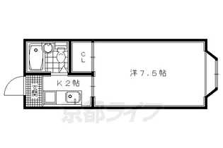 トミーハイツ【1階】の間取り