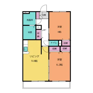 Chocolat Blanc【1階】の間取り