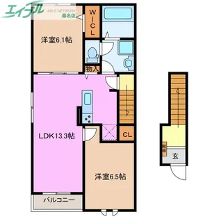 マルベリー ヒルズ II【2階】の間取り