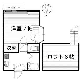 ラ・セゾン高崎【2階】の間取り