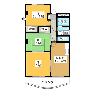 メゾン・ド・サム【2階】の間取り