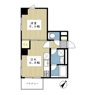 ヒロ・ガーデン・センター南2【4階】の間取り