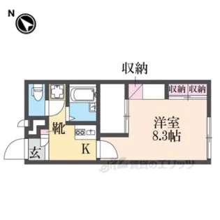 レオパレスJOY【1階】の間取り