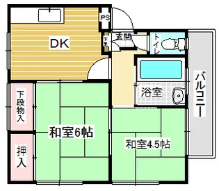 第2千早ビル【1階】の間取り
