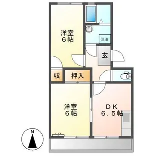 ベルキーシティ【2階】の間取り