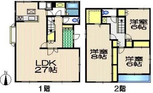東京都世田谷区梅丘1【一戸建】の間取り
