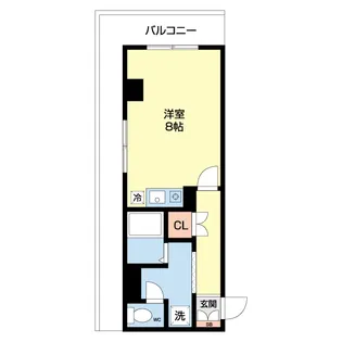 リバティープラザ本町【7階】の間取り