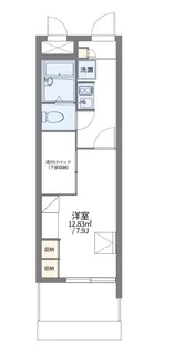 レオパレス国泰寺【15階】の間取り