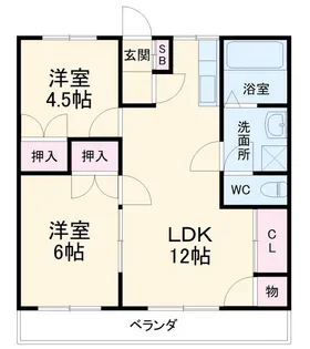 メゾン・ド・広瀬【2階】の間取り