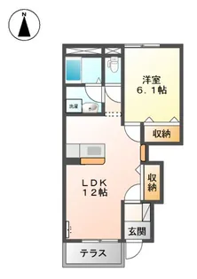 REA 愛(アイ)【1階】の間取り