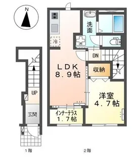 Grace Fine【2階】の間取り