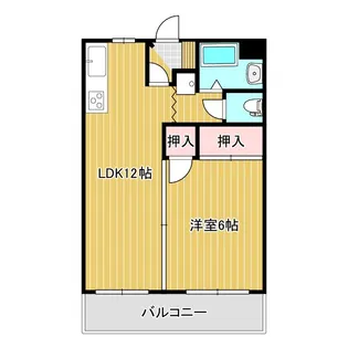 ヴィラ音羽【4階】の間取り