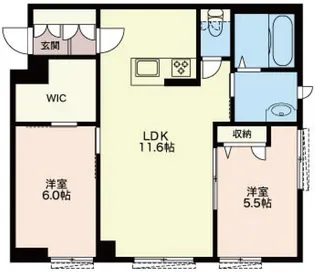 メゾン ド セラ II【1階】の間取り