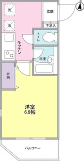カーサ台町【4階】の間取り