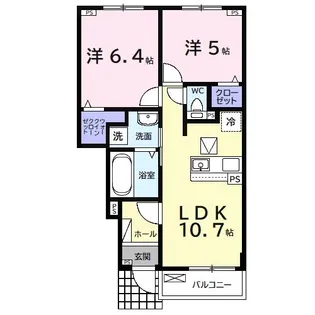 ミズキIX【1階】の間取り