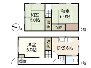 広島県広島市安佐南区長楽寺1【一戸建】の間取り