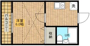 ドリームパレス【1階】の間取り