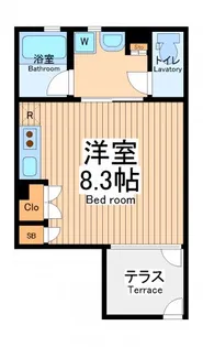 テラス コート ルーチェ【1階】の間取り