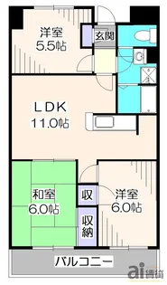 東京都東久留米市前沢5【マンション】の間取り