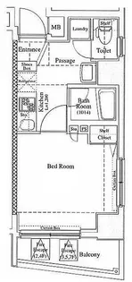 東京都練馬区中村北1【マンション】の間取り