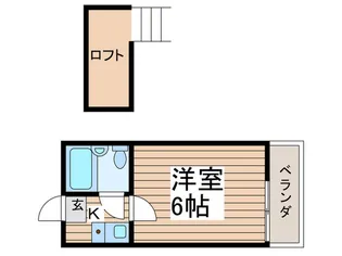 ジュネパレス松戸45【2階】の間取り
