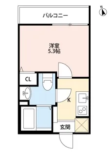 東京都練馬区平和台2【アパート】の間取り