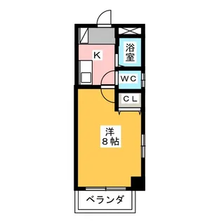 ヴェルディ城木【1階】の間取り