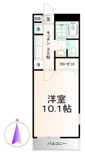 アネトス北原台【1階】の間取り