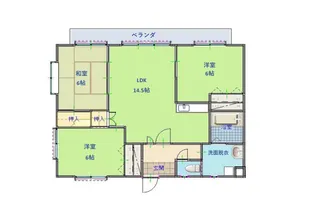 センチュリーハウス【3階】の間取り