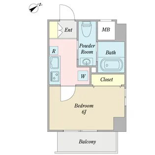 Y2マンション元住吉【3階】の間取り